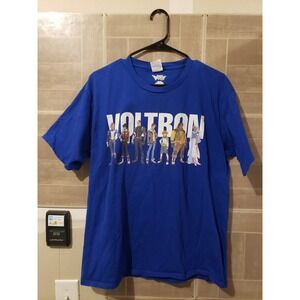 Voltron Legendary Defender Shirt Size L 2017 Blue